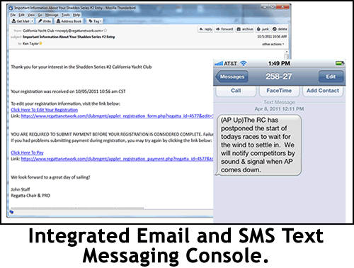 Integrated Email and SMS Messaging